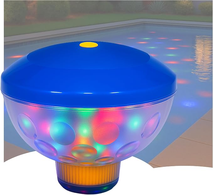 GAME LED Pool Lights for Above Ground & Inground Pools - Waterproof Floating Light Show with Multiple Color Modes - Easily Installable - Remote Controlled | Classic