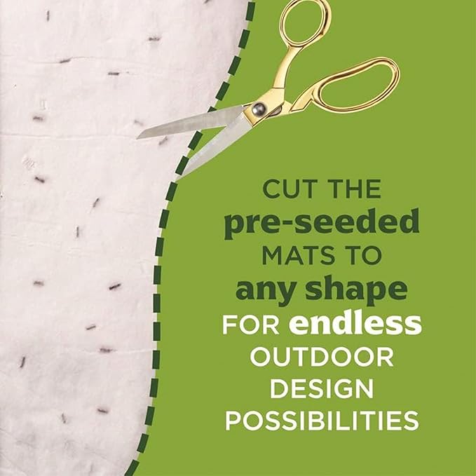 Seed Mat - Easy to Plant and Grow Garden Seeds - Creates Fragrant, Vibrant Flower Garden (BloomScape Floral Ground Cover Blend - 1 mat)