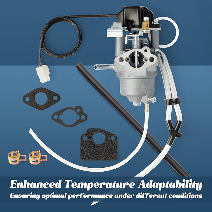 P16D-1 Carburetor Replacement for Predator 2000/1600 Watt fit for Ryobi 1800/2300 watt RYI2322BTA RYI2322VNM for A ipower SUA2000i SUA2300i 2000 2300 With Fuel Lines and Gaskets