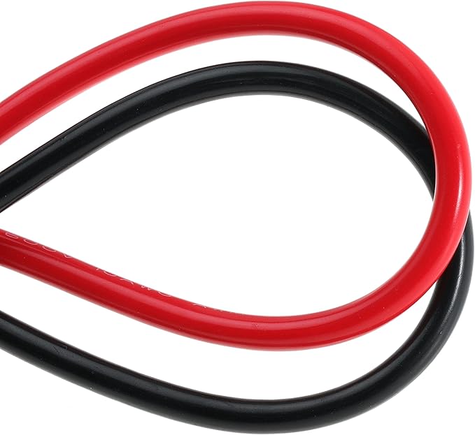 10AWG SAE Extension Cable 10 Gauge SAE to SAE Extension Cord with Two Prong Connectors for Solar RV Automotive (3FT)