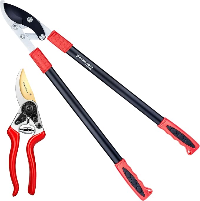 Haus & Garten EnduroPRO Bypass Pruning Shears and PowerPRO Bypass Loppers Bundle