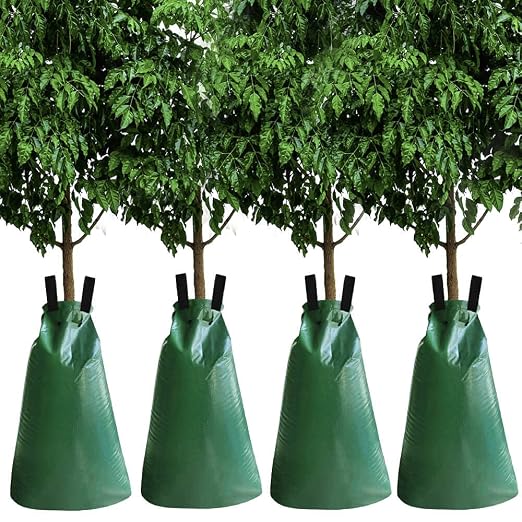 vensovo 4 Pack Tree Watering Bag - 20 Gallon Slow Release Tree Watering Bag, Tree Automatic Irrigation Bag with Zipper