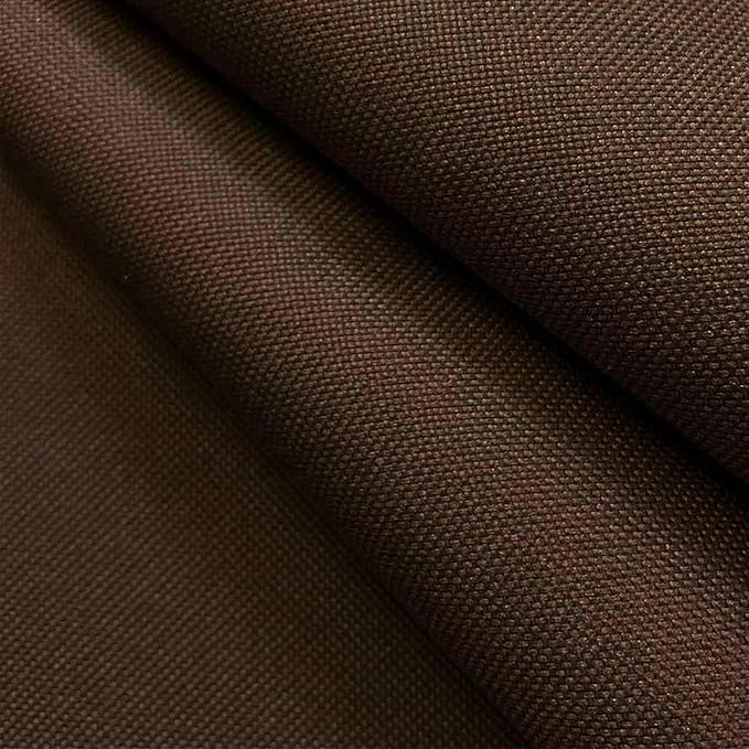 Waterproof Canvas Fabric by The Yard 58inch 600D Upholstery Material Polyester Fabric Outdoor Water Resistant Fabric for Sewing Chair Patio Cushion Purse Bag Interior, Pre Cut 3 Yard Brown