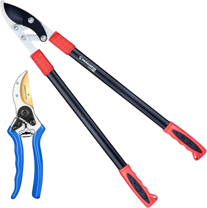 Haus & Garten ClassicPRO Bypass Pruning Shears and PowerPRO Bypass Loppers Bundle
