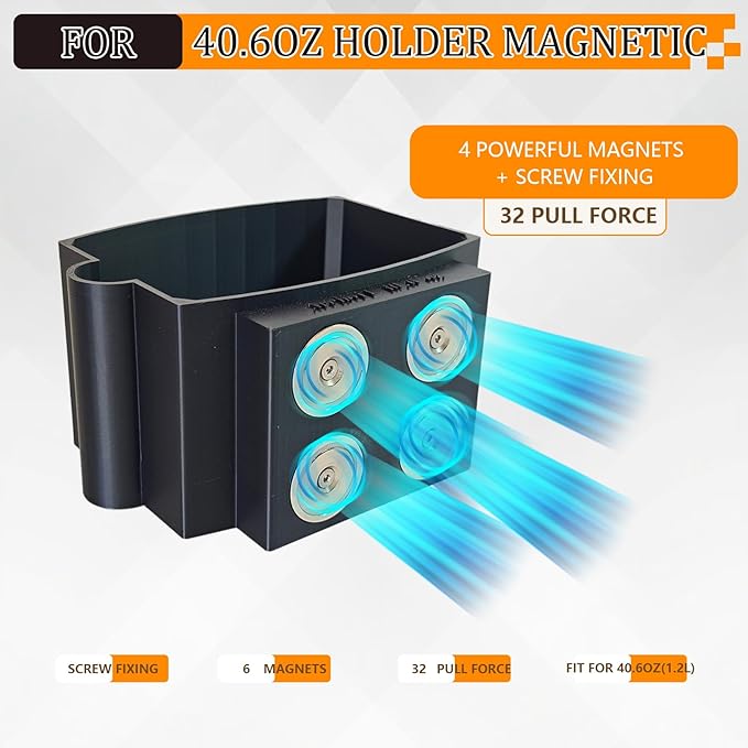 for Archoil Holder Magnetic, Thickening Magnets Holder Fit Archoil 40.6 Oz(1.2L) Diesel Treatment, Diesel Additive Holder for Truck, Tractors Etc
