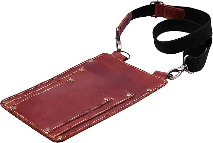 Leather Florist Tool Belt Bag Garden Farmer Pouch Organizer - Hand Tools Holder Utility Kit
