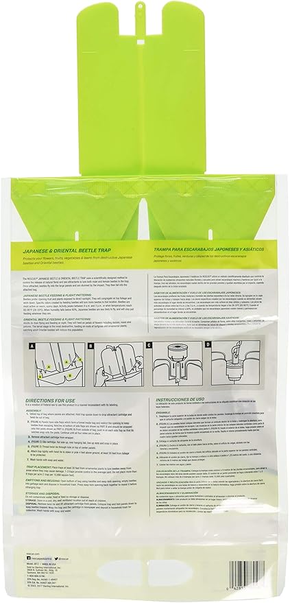 RESCUE! Japanese Beetle Trap – Reusable Bag - 3 Traps