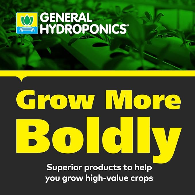 General Hydroponics FloraSeries Hydroponic Nutrient Fertilizer System Trial Pack with FloraMicro, FloraBloom and FloraGro, 1 qt.