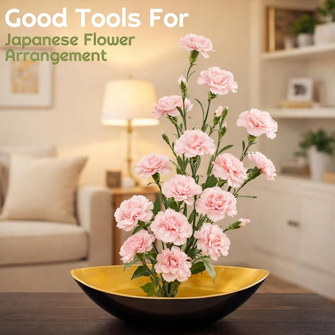 Waydress 12 Pcs 2.8 Inch Plastic Flower Frog Flower Pins Floral Frog for Arrangements Vase Japanese Ikebana Kenzan Floral Arrangement for Crafts Fixed Tools, Wedding Decor, Mother's Day Gifts (Clear)