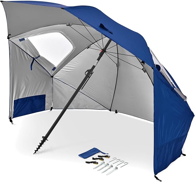 Sport-Brella Premiere XL UPF 50+ Umbrella Shelter for Sun and Rain Protection
