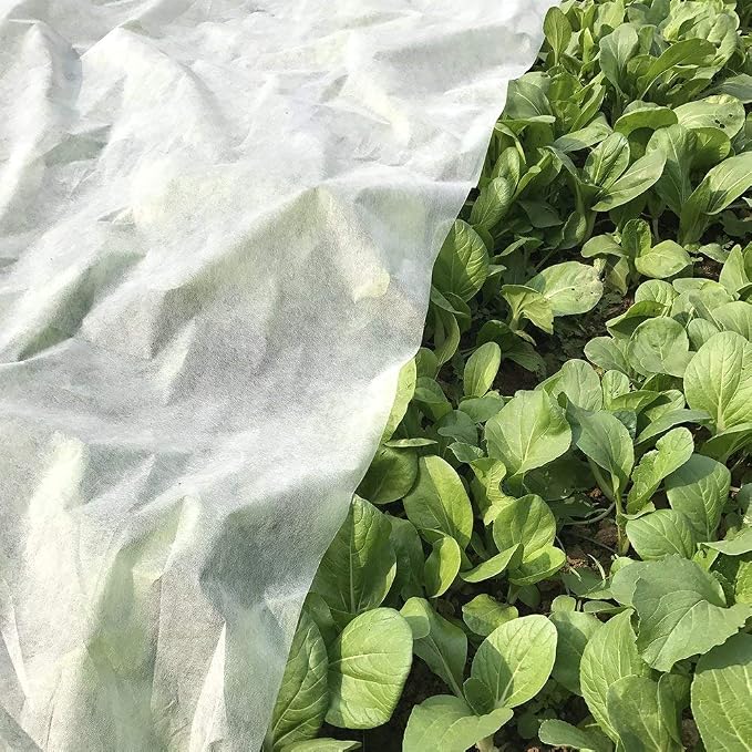 Agfabric Plant Covers Freeze Protection Floating Row Covers 2.0oz 10'x30' Frost Cloth for Freeze Protection,Winter Garden Frost Cover for Plants,White