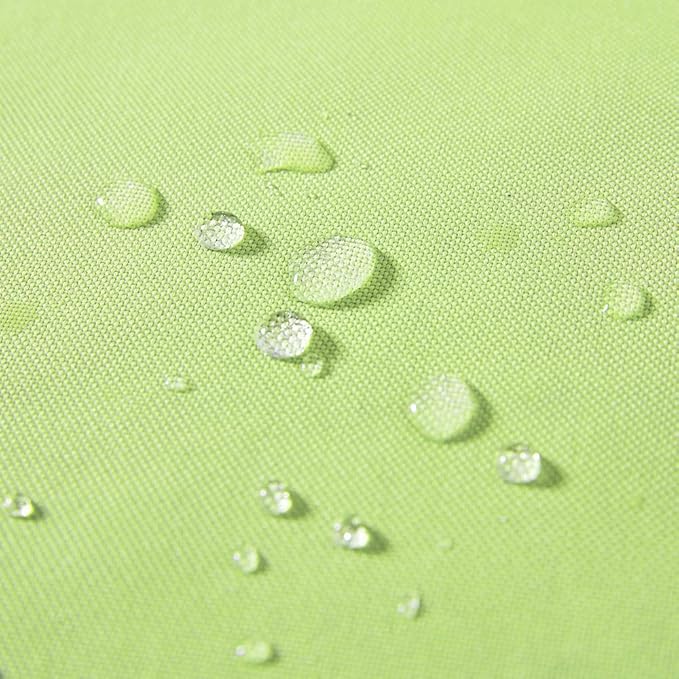 MIULEE Pack of 2 Decorative Outdoor Waterproof Pillow Covers Square Garden Cushion Sham Throw Pillowcase Summer Shell for Patio Tent Couch 18x18 Inch Pale Green