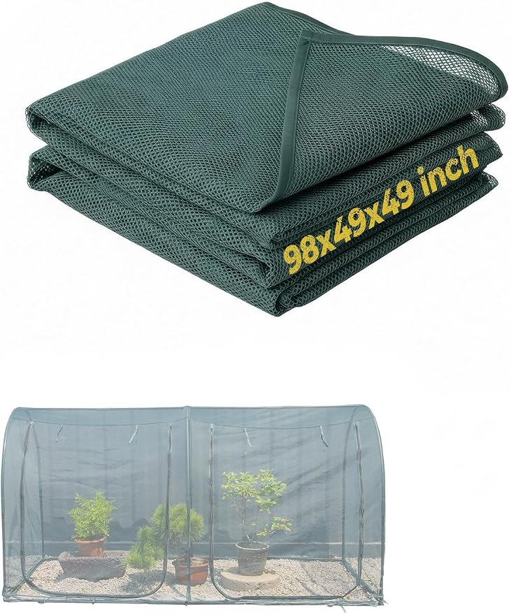 98''x49''x49''Plant Crop Cage Netting Cover Replacement (Not Included Frame)