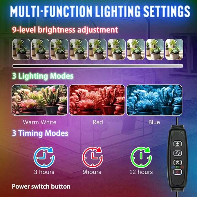 [CareForge] Mini Greenhouse Indoor with Grow Light & PE Bottom Mat, 27.5x19.6x27.1 Tabletop Greenhouse for Seed Starting, Portable Small Greenhouse for Outdoors, Multi-Window & 4 304 SS Labels
