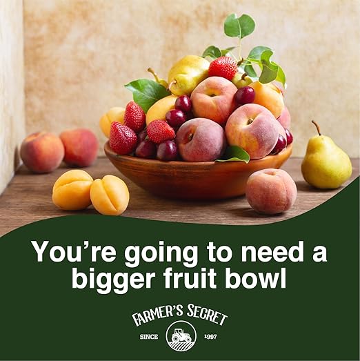 Farmer's Secret Fruit Tree Booster Fertilizer (8oz) - Super Concentrated and Phosphorus Rich - Formulated for All Fruit Trees Including Peach, Banana, and Apple