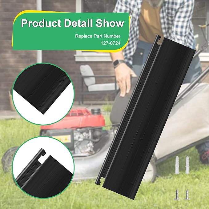 127-0724 Trailing Shield Flap w/Screws for Toro 21" Walk Lawn Mower and Recycler Lawn Mower Models 10730, 17732, 17736, 10732, 10734, 17730, 10738, 17734