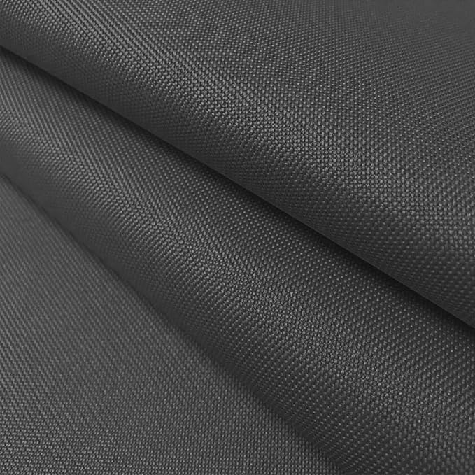 Waterproof Canvas Fabric by The Yard 58inch 600D Upholstery Material Polyester Fabric Outdoor Water Resistant Fabric for Sewing Chair Patio Cushion Purse Bag Interior, Pre Cut 3 Yard Grey