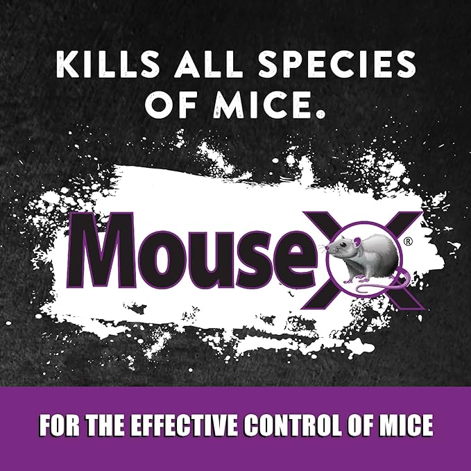 EcoClear Products 620200-6D MouseX Pellets - Effective for All Species of Rats and mice, 8 oz. Bag