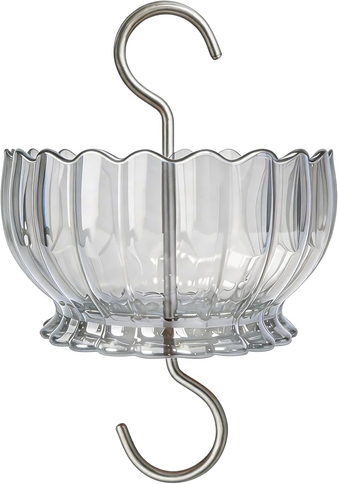 Ant Moat for Hummingbird Feeder - 9 OZ Extra Large Capacity Insect Guard - Daisy (Clear)