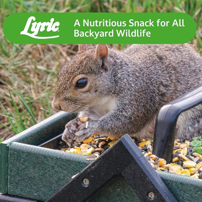 Lyric Wildlife Critter Food for Deer, Squirrels, Turkeys & Rabbits, Wild Bird Seed for Outside Feeders, 10 lb Bag