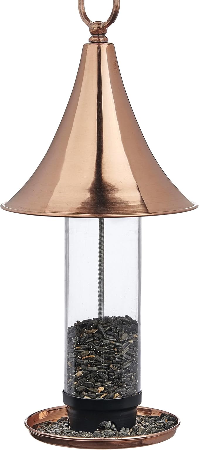 Good Directions T03P Castella Bird Feeder, Polished Copper