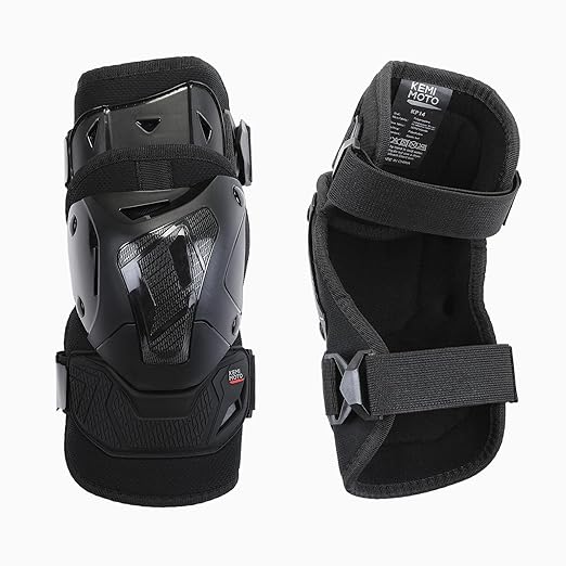 KEMIMOTO Motorcycle Knee Guards Pads for Men Powersports Protective Motocross/Racing/Dirt Bike/Skateboard Gear