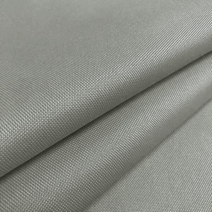 Waterproof Canvas Fabric by The Yard 58" W 600D Upholstery Polyester Material Indoor Outdoor Water Resistant Fabric for Chair Cushion Furniture Cover Sewing DIY Cloth, 3 Yards Silver Gray