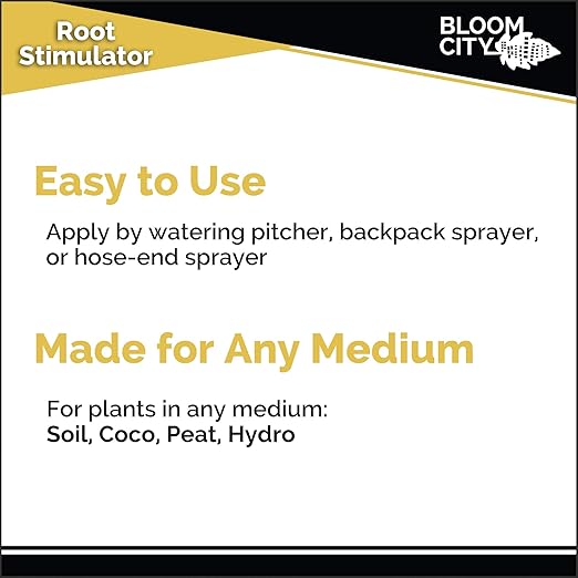 Bloom City SuperMicrobe Root Fertilizer – Liquid Microbial Plant Food for Explosive Root Development, Enhanced Nutrient Uptake & Stronger Plant Establishment, 32 oz