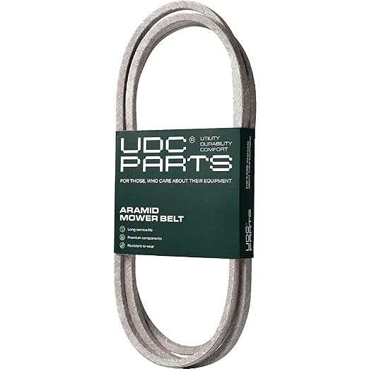 UDC Parts 580364609 Drive Belt Replacement for Husqvarna 580364605 590000301 L221A L221AHK L221AK LC221A LC221AH L321AH L321AHE L321AHX Poulan Walk-Behind Mowers/Aramid Cord / 63.50 inches