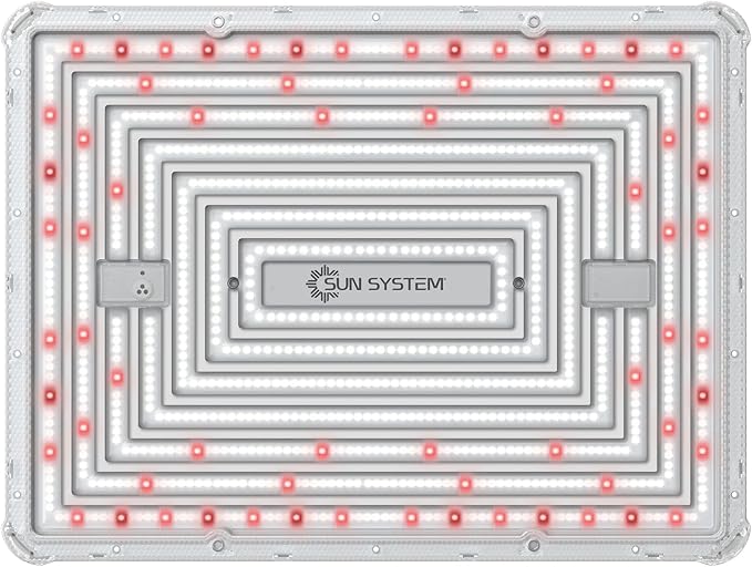 Sun System P4000 HelioGrow LED Grow Light for Indoor Plants - 400 Watt, High Efficiency Full Spectrum Dimmable Diodes, Daisy Chain up to 512 Units, 2 Year Warranty, Mounting Hardware Included