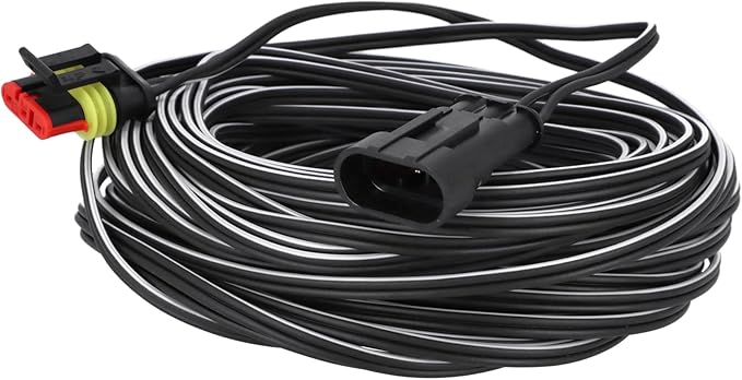 TIMBERA 20m / 65ft Low Voltage Charging Cable for Gardena R38, R40, R45, R50, R70, R75, R80 – Power Supply Accessory – Extension Cord – 20 Meter
