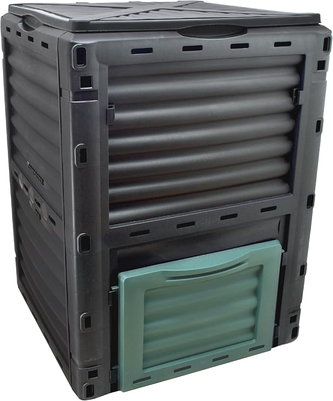 Arcadia Garden Products Outdoor Large Standing Garden Composter, 80 Gal - 300L