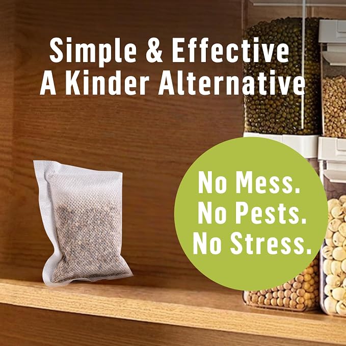 Natural Mouse Repellent Pouches (12-Pack) – Peppermint & Cinnamon Oil Rodent Deterrent – Plant-Based Mice Control for Indoor Use, Cars, RVs, Garages, and Pantries – Lasting Scent Barrier (12)