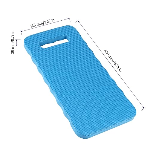 KINJOEK 8 PCS 16x7 Inch Blue Garden Kneeling Pad, 20 mm Thick Foam Kneeling Pad, Foam Garden Knee Pads for Gardening Repair Work Praying Exercise