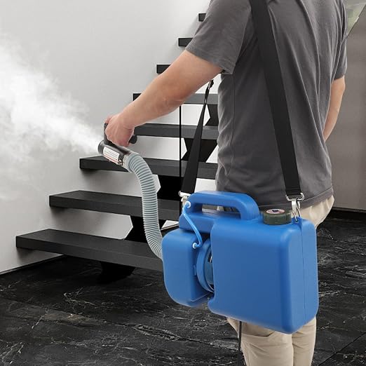 8L (2 Gallon) Electric ULV Fogger Machine, Portable Fogger Sprayer Machine Electric Atomizer Foggers for Home Indoor & Outdoor Large Spaces Cleaning Spraying Use(8L Spray Machine-1Pack)