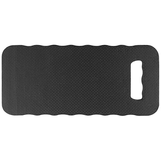 KINJOEK 8 PCS 16 Inch Garden Kneeling Pads Bulk, Thick Foam Kneeling Pad, Prayer Kneeling Pad for Gardening Repair Work Praying Exercise, Black