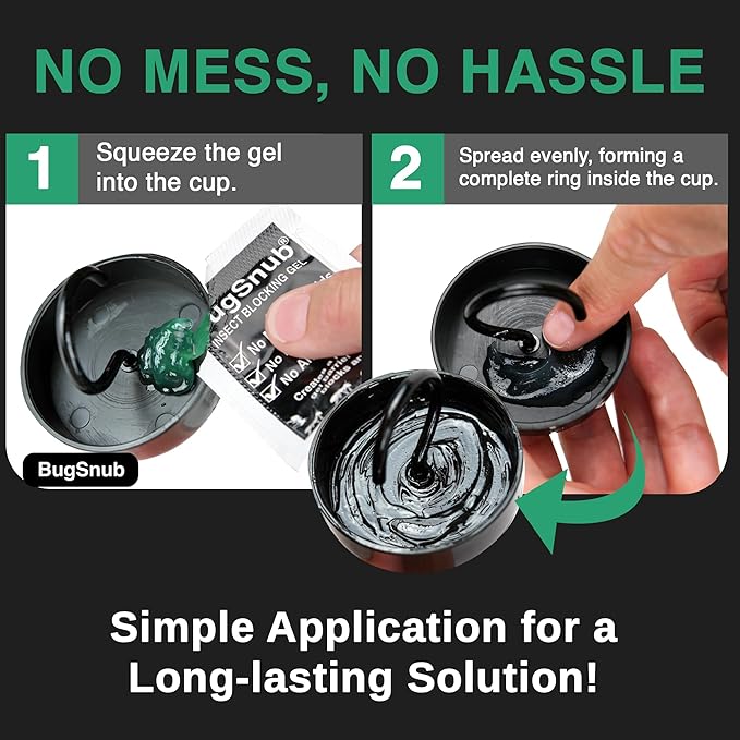 Hanging Ant Guard (3-pack)- Waterless Ant Defense for Hummingbird Nectar Feeders, Unique Upside-down Design, No Liquid Moat, Metal Hooks