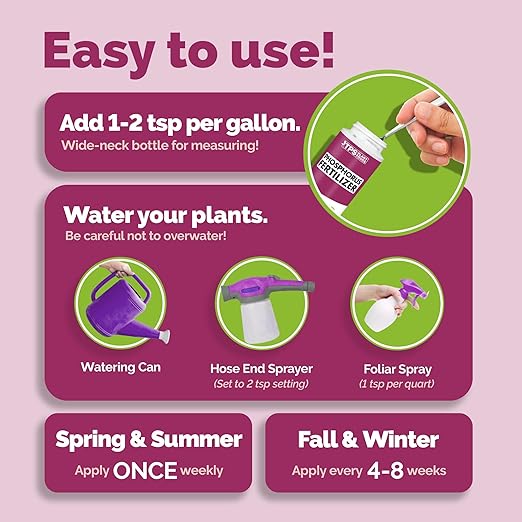 Phosphorus Fertilizer – Liquid Bloom Booster for Strong Roots, Bigger Blooms & Flower Development, 32 oz