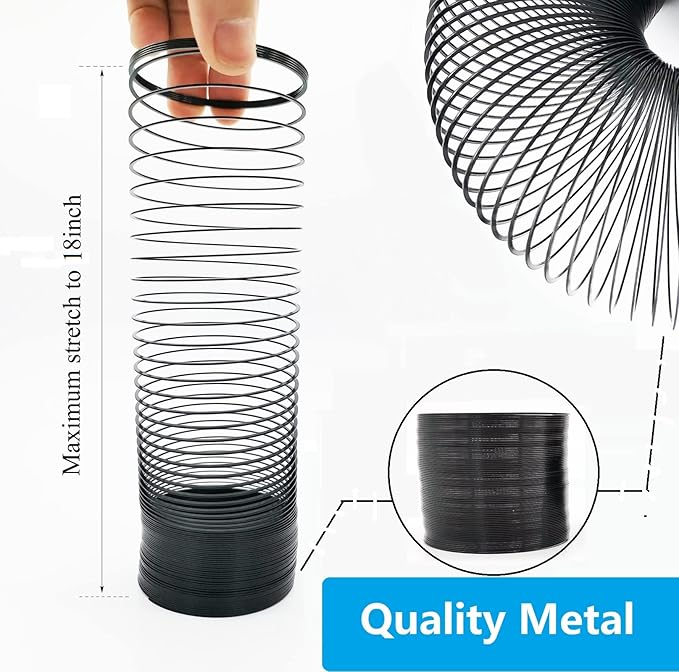 4 Pieces Squirrel Proof Metal Spring Barrier Device Spring Guard Baffle Accessories Outdoor Bird Feeder Protects Hanging Spring Type Coil Poles Raccoon Proof (Black，1.4“)