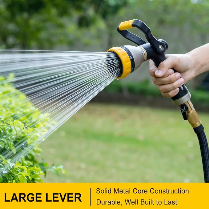 FANHAO Professional Heavy Duty Garden Hose Nozzle Fireman's Water Nozzle