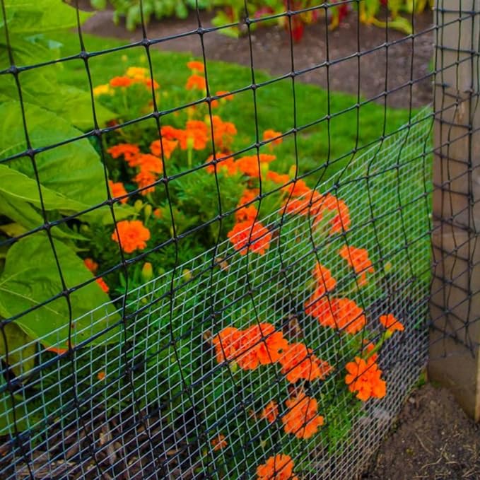 YARDGARD 1/2 Inch Mesh Welded Wire Fence, Hardware Cloth, 19 Gauge Galvanized Steel for Garden Protection, Cage Fencing, Chicken and Rabbit Barriers, and Crafts, 24 Inches x 50 Feet