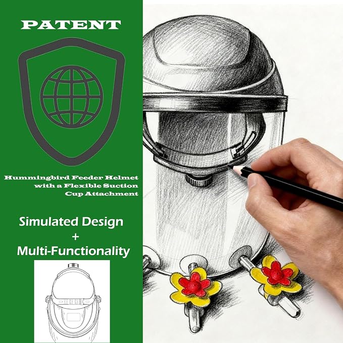 2 Pack 2025 Upgraded Hummingbird Feeder Helmet | Popular Hummingbird Mask Feeder | 3 Spill-Resistant Ports, Fog-Resistant Lens, Adjustable Headband for All Head Sizes