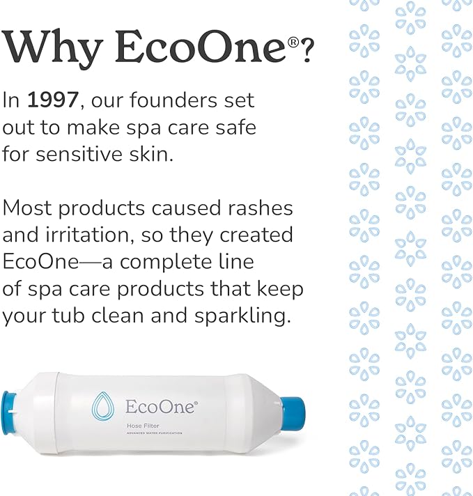 One Shock Granular by EcoOne | Self-Dissolving Hot Tub Shock Treatment Chlorine Granules | Daily or Weekly Spa Shock & Sanitation | Sodium Dichloro-Triazinetrione Dihydrate (55% Chlorine), 2 Lb