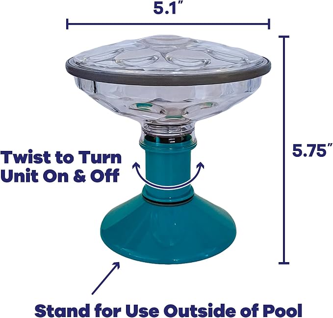 GAME LED Pool Lights for Above Ground & Inground Pools - Waterproof Floating Light Show with Multiple Color Modes - Easily Installable - Remote Controlled | Mini