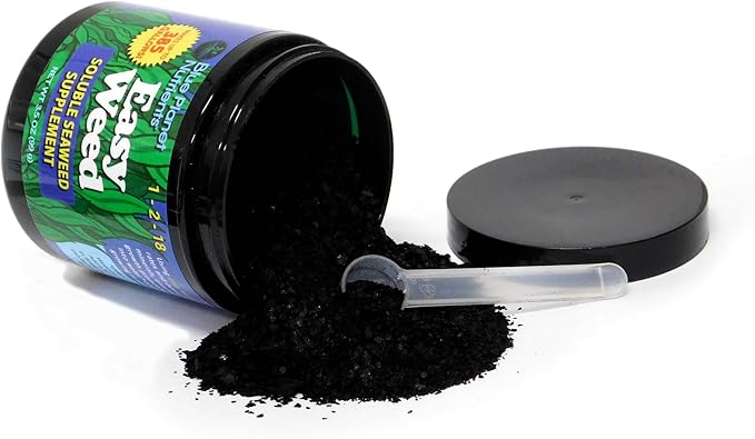 Easy Weed Soluble Seaweed (3.5 oz) Soluble Kelp Supplement | for All Plants & Gardens | Makes UP to 385 GALLONS | Blue Planet Nutrients