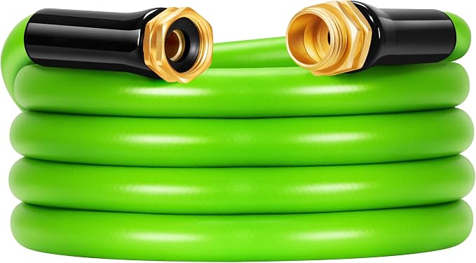 Maygrove 10 ft Garden Hose, 5/8 in ID, Heavy-Duty, Leakproof, Kink-Resistant Water Hose with Swivel Brass Fittings, 600 PSI Burst Rating, Ideal for Car Wash & Lawn Watering