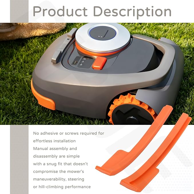 Edge Protection Compatible with Segway Navimow Robotic Lawn Mower i105N i108N i110N Bumper Tuning Kit