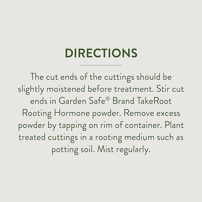 Garden Safe Take Root Rooting Hormone, Promotes Rooting, Grow New Plants From Cuttings, 2 Ounce