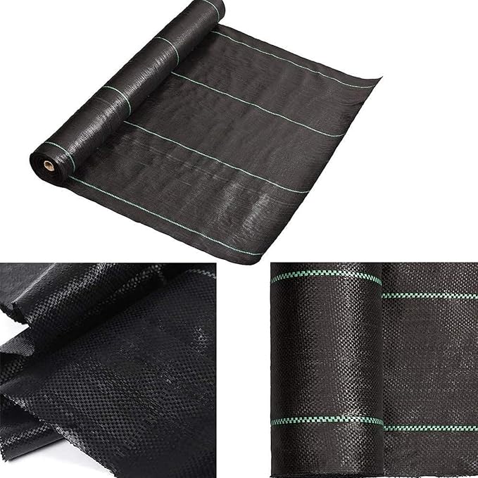 Weed Barrier Landscape Fabric Durable Weed Block Gardening Mat Non Woven Weed Block Fabric Garden Landscaping Fabric Roll Weed Control Fabric in Rolls (3FTx100FT)