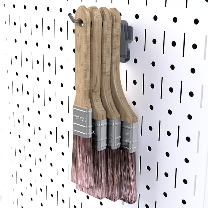3-inch Wire Hook Model 113 | Compatible with Wall Control | for Tool Wall Organization of Combination Wrenches, Adjustable Wrenches, Hammers, Paint Brushes, Merchandise, and More | 10-Pack